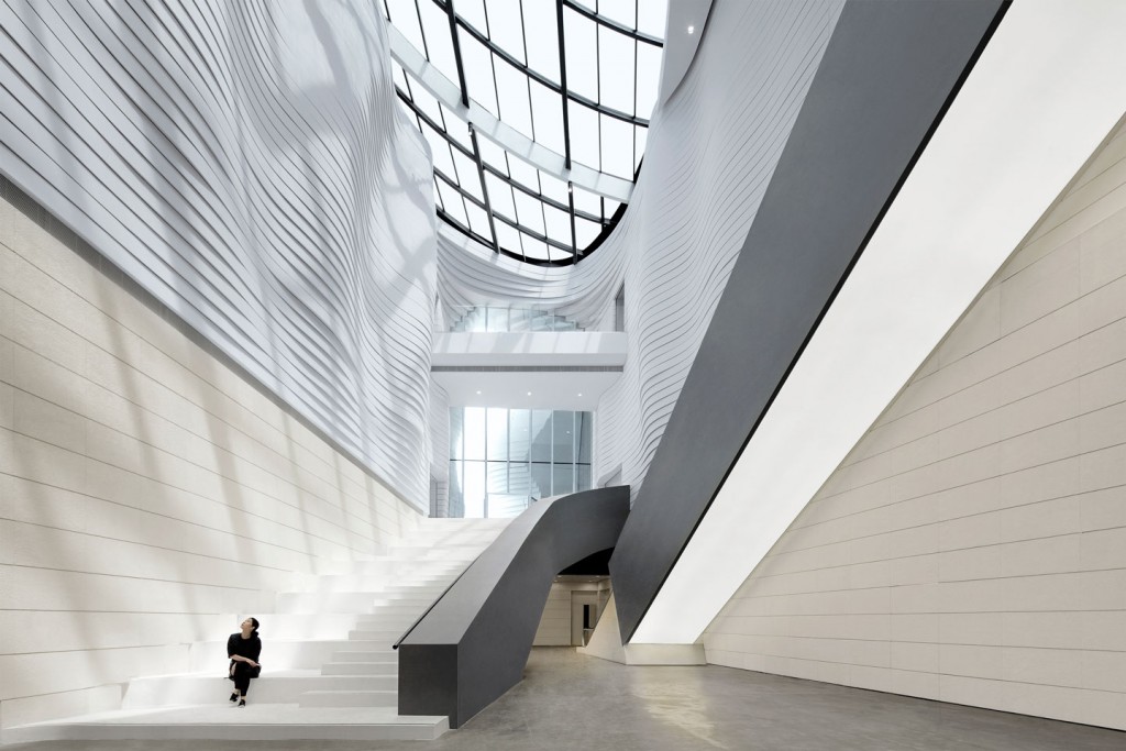 waa Museum of Contemporary Art Yinchuan interior Atrium gallery 未觉建筑 银川当代美术馆 室内 中庭 展示厅