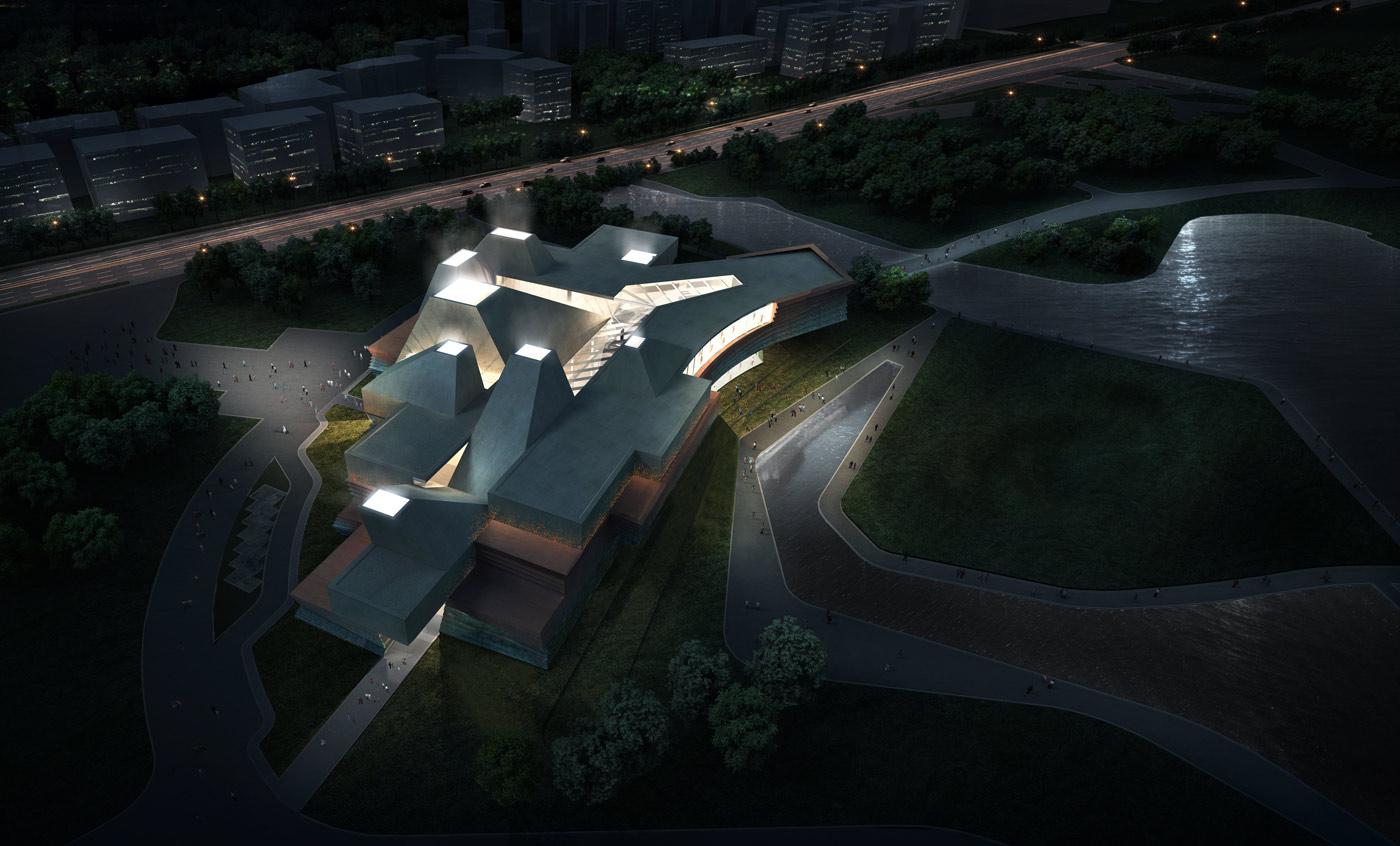 waa Tongling City Exhibition hall competition 未觉建筑 铜陵 城市展览馆 中标