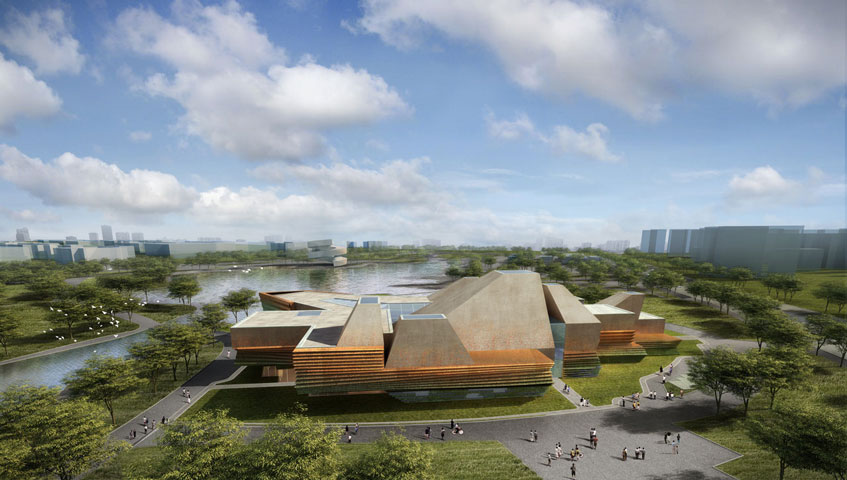 waa Tongling City Exhibition Hall Competition 未觉建筑铜陵城市展览馆中标