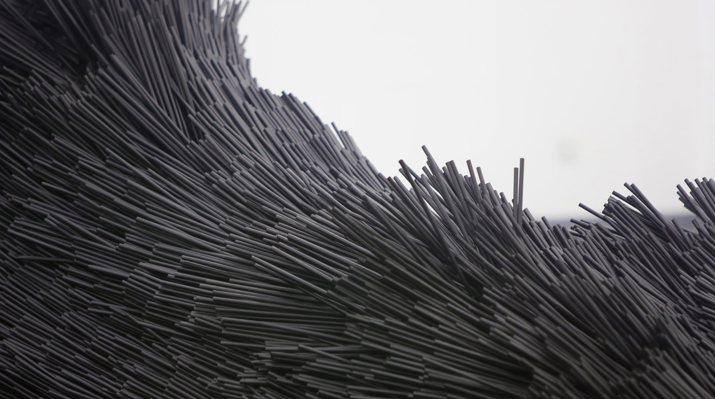 waa installation thatching 未觉建筑 装置艺术 7万根吸管编织