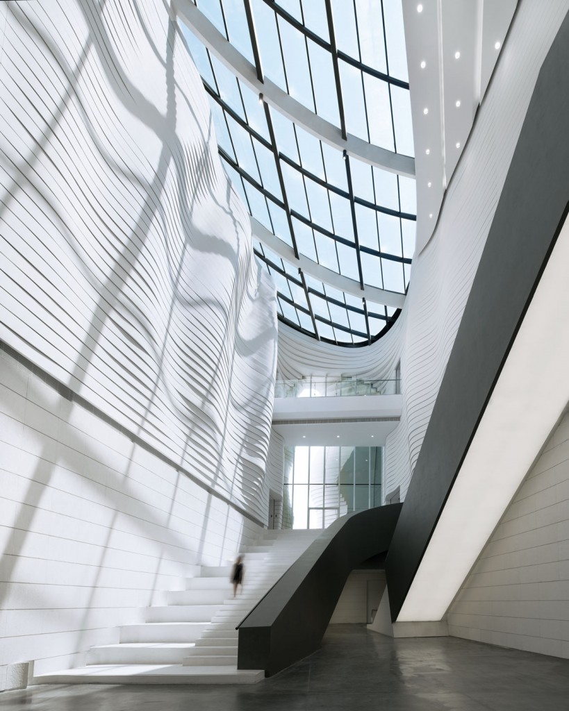 waa Museum of Contemporary Art Yinchuan interior Atrium gallery 未觉建筑 银川当代美术馆 室内 中庭 展示厅