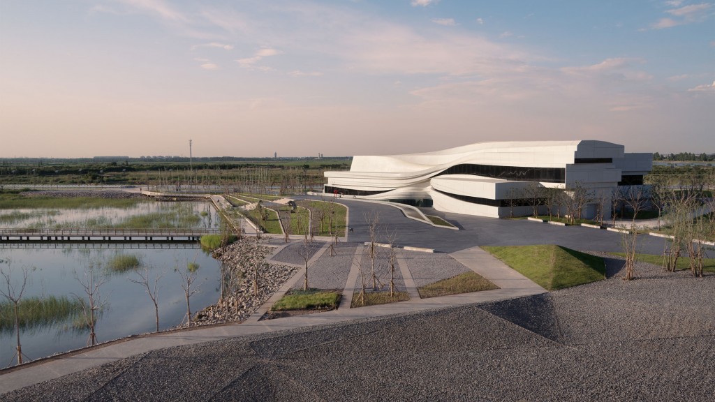 waa Museum of Contemporary Art Yinchuan Aerial 未觉建筑 银川当代美术馆