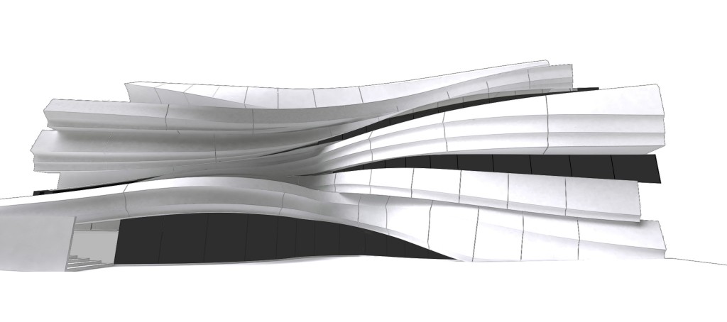 waa Museum of Contemporary Art Yinchuan elevation 未觉建筑 银川当代美术馆 立面