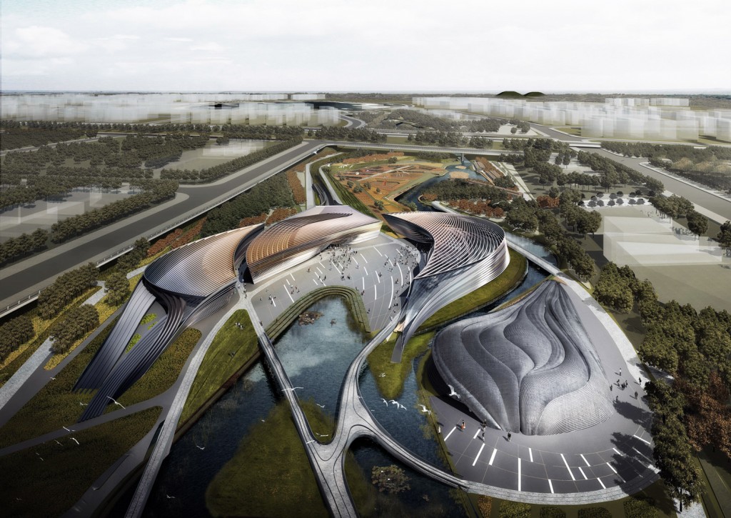 waa QuJiang Wetland Landscape Competition 西安曲江创意谷湿地公园中标