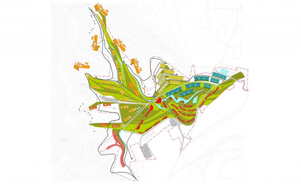 waa The Valley Resort Beijing unconstructed 未觉建筑 北京渔山国际温泉度假村 未建成