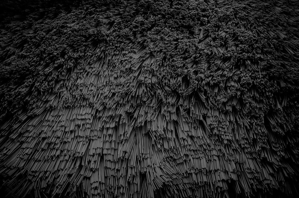 waa installation thatching 未觉建筑装置艺术7万根吸管编织