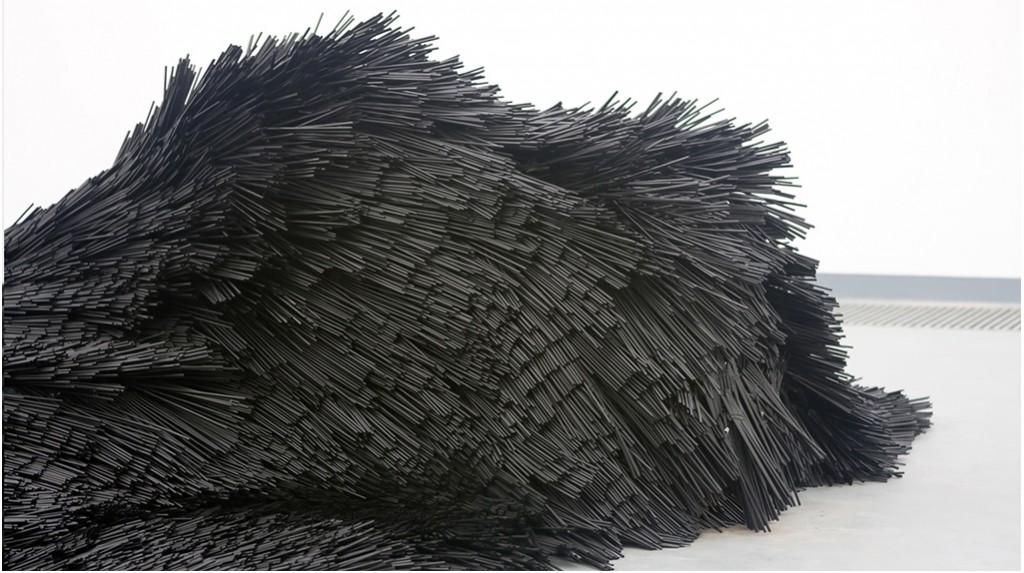 waa installation thatching 未觉建筑 装置艺术 7万根吸管编织