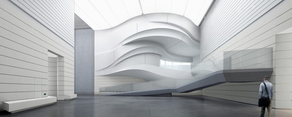 waa museum contemprorary art moca yinchuan interior 未觉建筑 银川当代美术馆 室内设计
