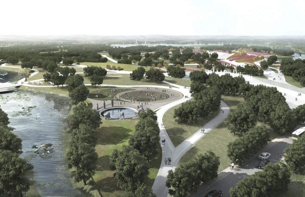waa sculpture park masterplan 未觉建筑 华夏河图雕塑公园 总体规划