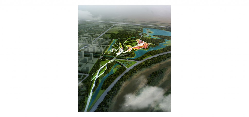 waa sculpture park masterplan 未觉建筑 华夏河图雕塑公园 总体规划