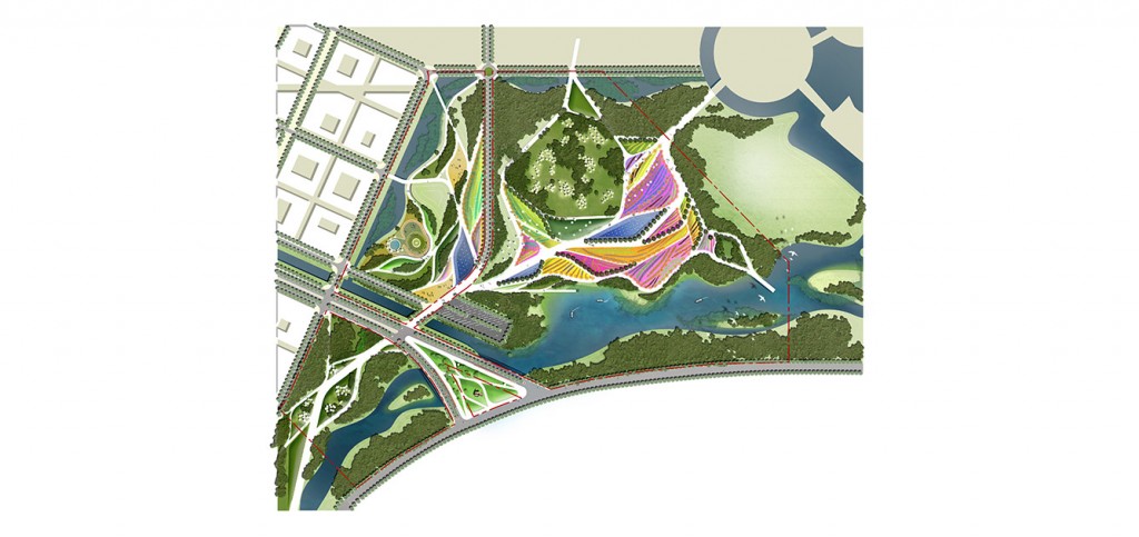 waa sculpture park masterplan 未觉建筑 华夏河图雕塑公园 总体规划