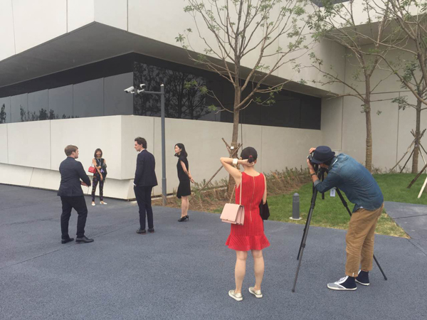 At MOCA Yinchuan Opening exhibition on the 8th August 2015